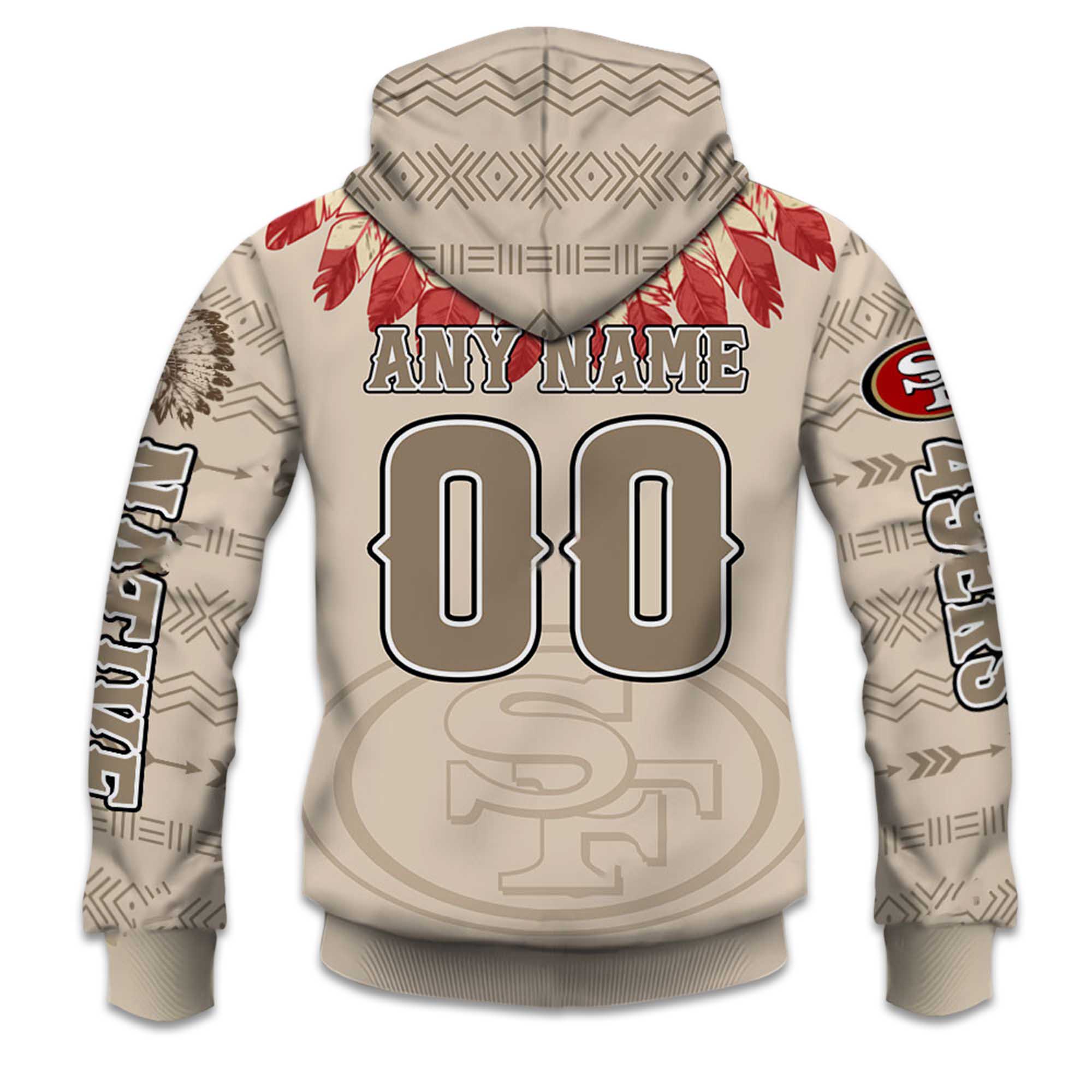 2025 Personalized 49ers Football Native American Heritage Hoodie 3 2025 Personalized 49ers Football Native American Heritage Hoodie 3