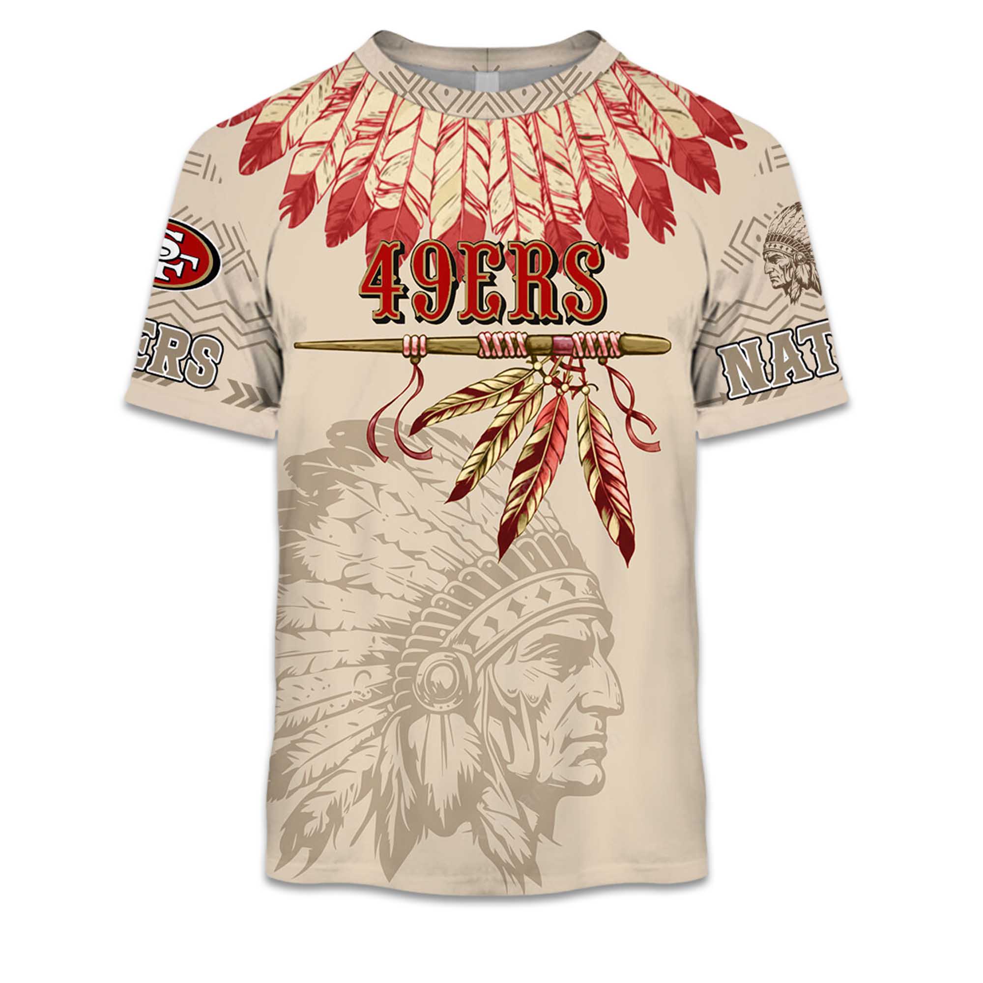 2025 Personalized 49ers Football Native American Heritage Shirt 2 2025 Personalized 49ers Football Native American Heritage Shirt 2