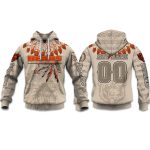 2025 Personalized Bears Football Native American Heritage Hoodie