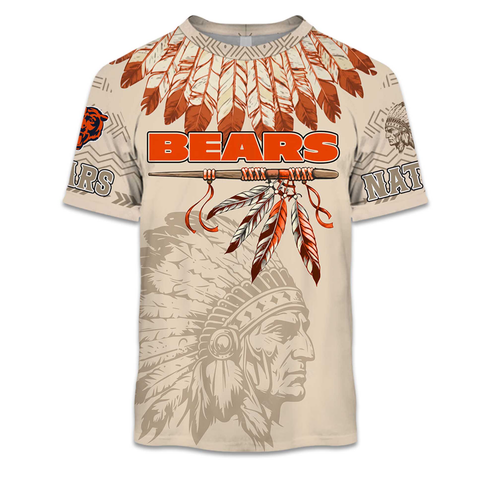 2025 Personalized Bears Football Native American Heritage Shirt 2 2025 Personalized Bears Football Native American Heritage Shirt 3