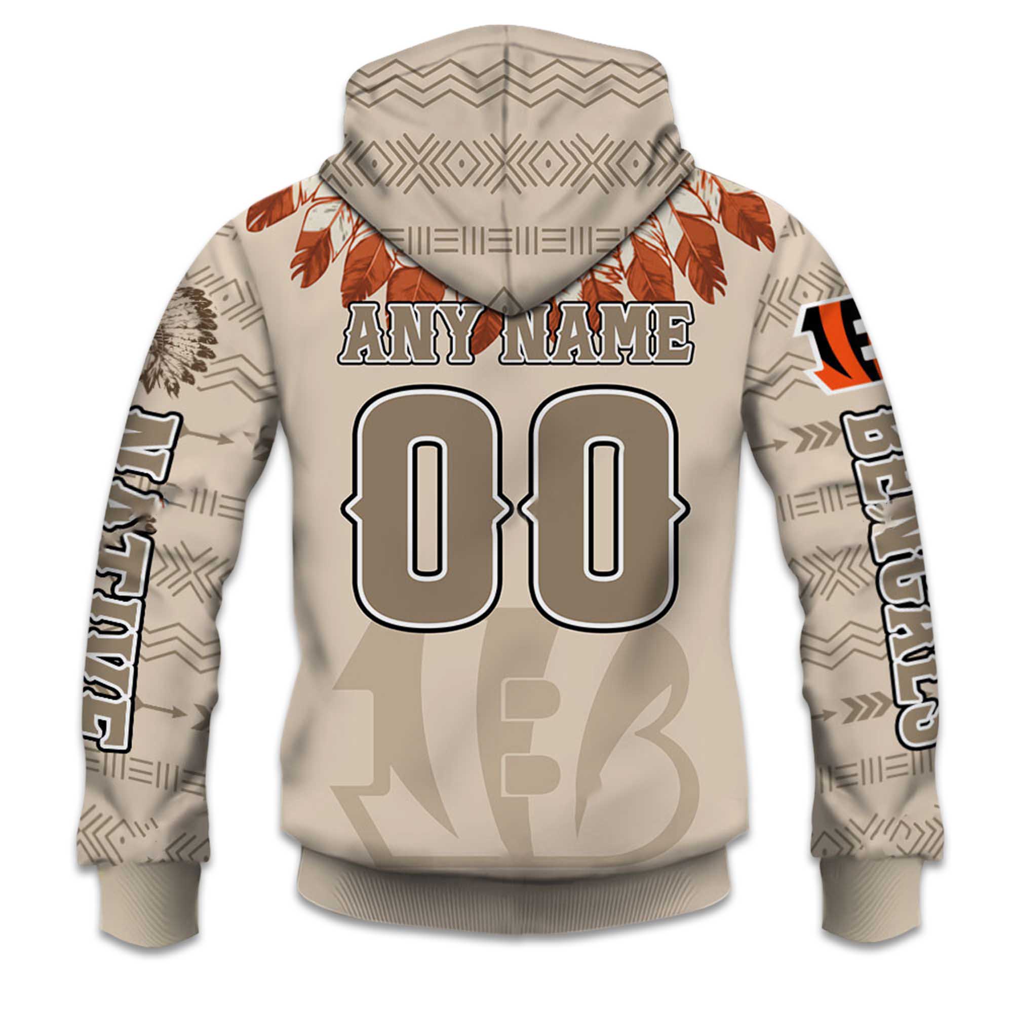 2025 Personalized Bengals Football Native American Heritage Hoodie 3 2025 Personalized Bengals Football Native American Heritage Hoodie 3