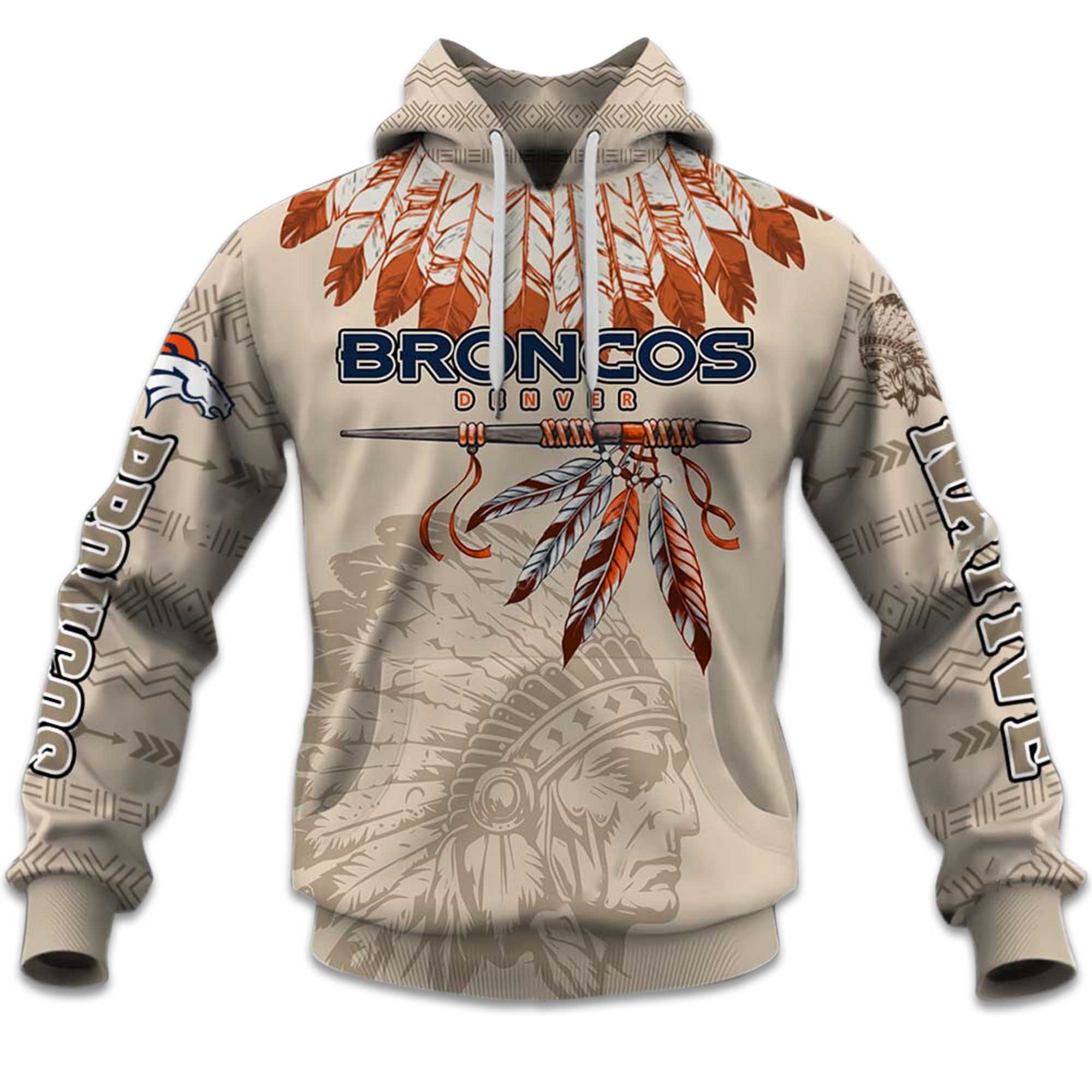 2025 Personalized Broncos Football Native American Heritage Hoodie 2 2025 Personalized Broncos Football Native American Heritage Hoodie 2