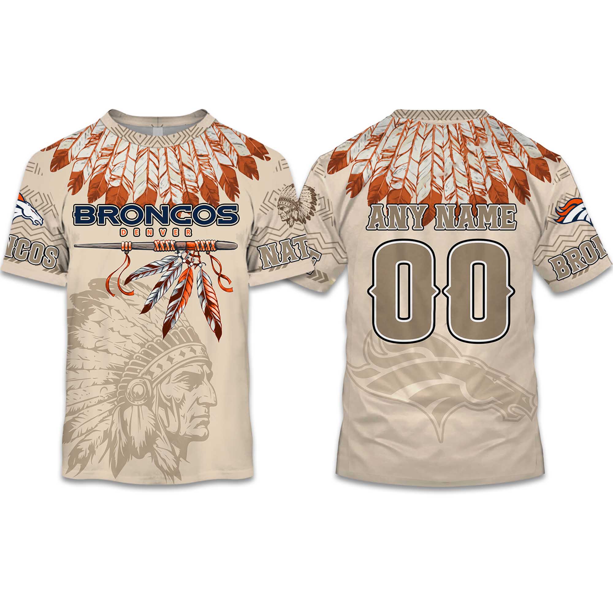 2025 Personalized Broncos Football Native American Heritage Shirt 2025 Personalized Broncos Football Native American Heritage Shirt