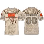 2025 Personalized Browns Football Native American Heritage Shirt