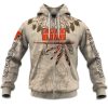 2025 Personalized Browns Football Native American Heritage Zipper Hoodie