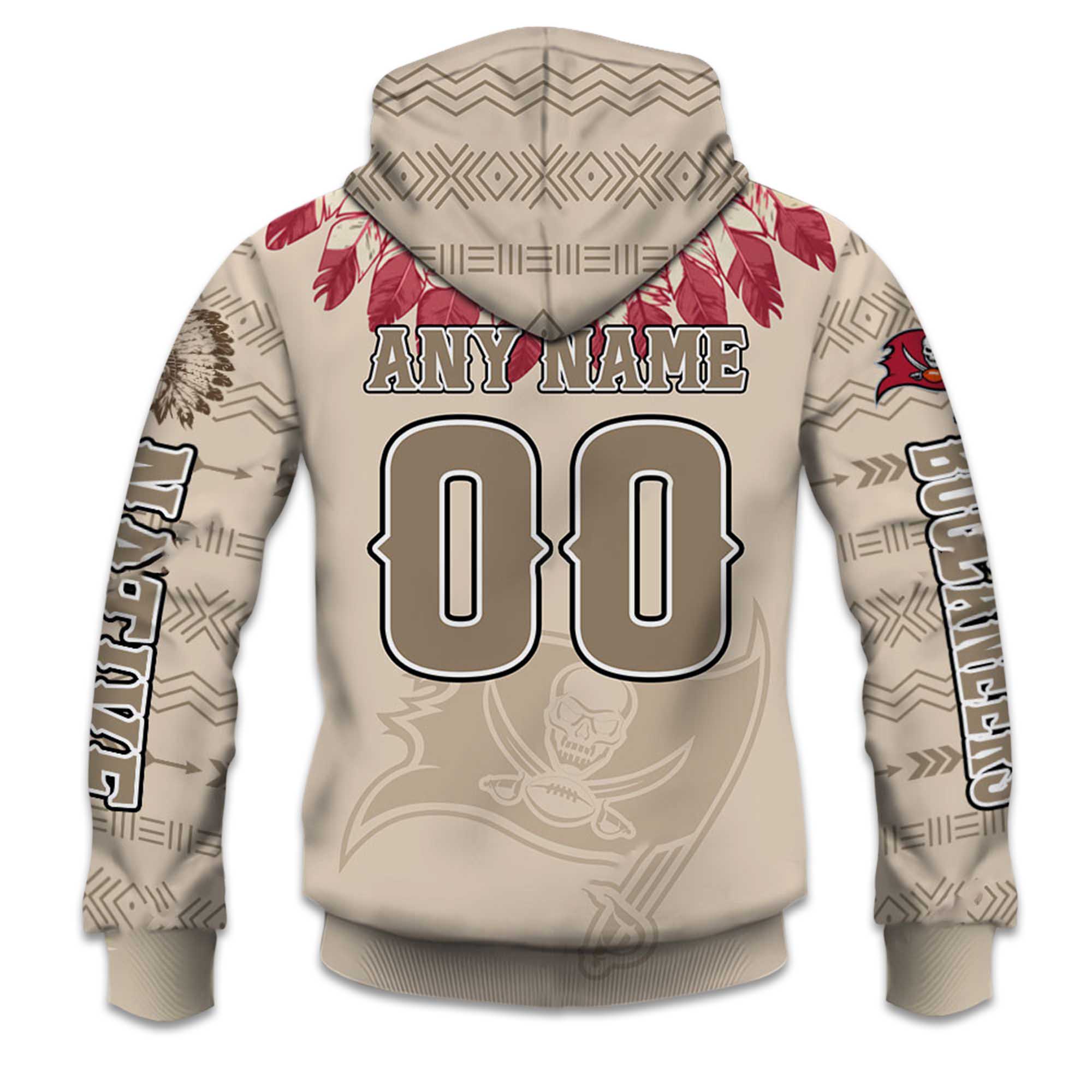 2025 Personalized Buccaneers Football Native American Heritage Hoodie 3 2025 Personalized Buccaneers Football Native American Heritage Hoodie 2