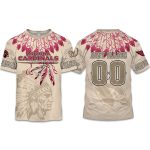 2025 Personalized Cardinals Football Native American Heritage Shirt