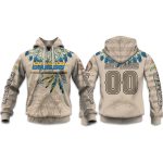 2025 Personalized Chargers Football Native American Heritage Hoodie
