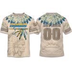 2025 Personalized Chargers Football Native American Heritage Shirt