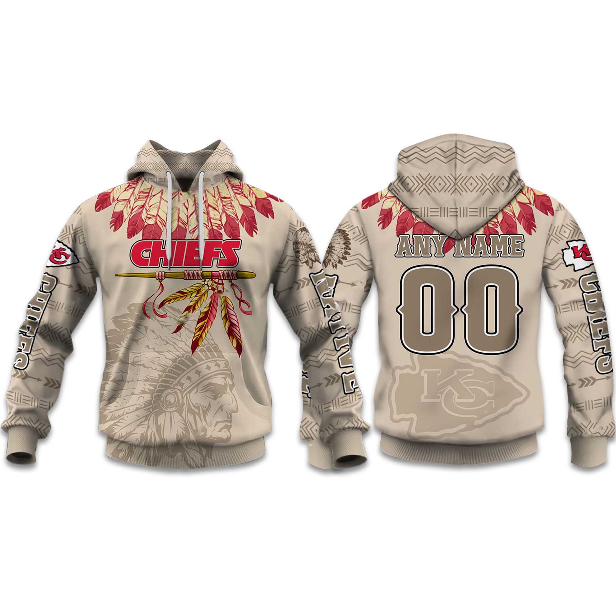 2025 Personalized Chiefs Football Native American Heritage Hoodie 2025 Personalized Chiefs Football Native American Heritage Hoodie