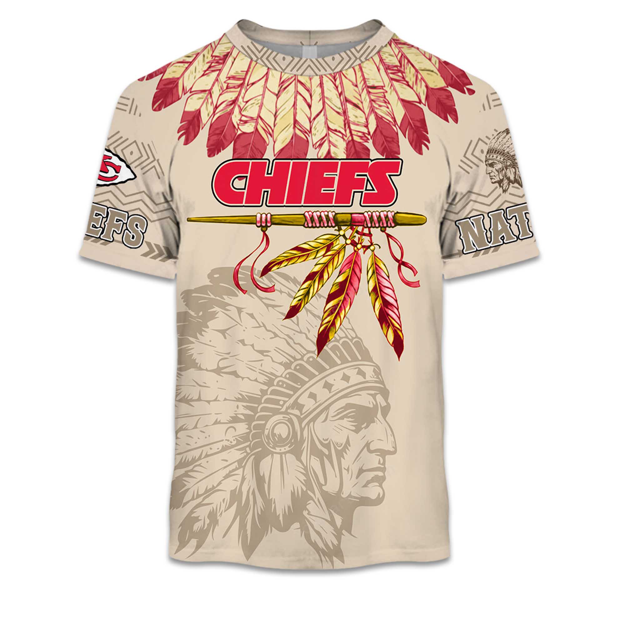 2025 Personalized Chiefs Football Native American Heritage Shirt 2 2025 Personalized Chiefs Football Native American Heritage Shirt 2