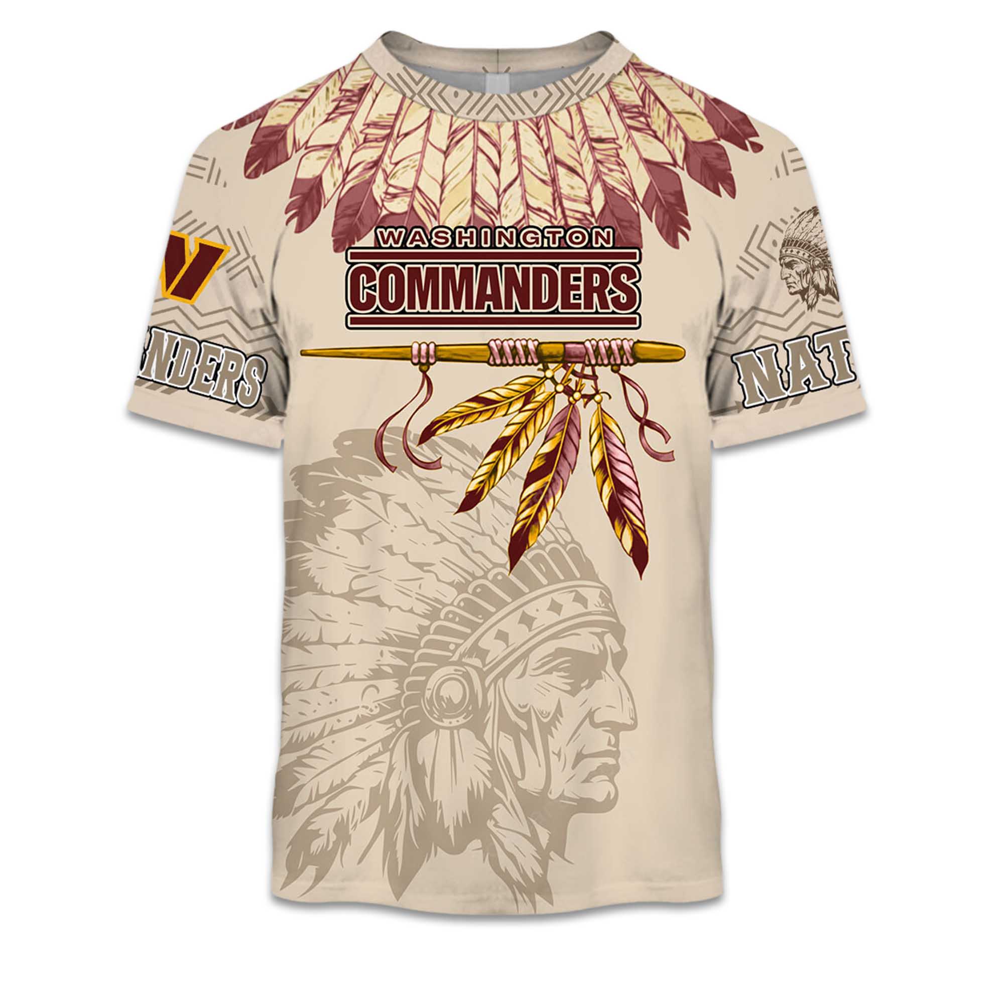 2025 Personalized Commanders Football Native American Heritage Shirt 2 2025 Personalized Commanders Football Native American Heritage Shirt 2