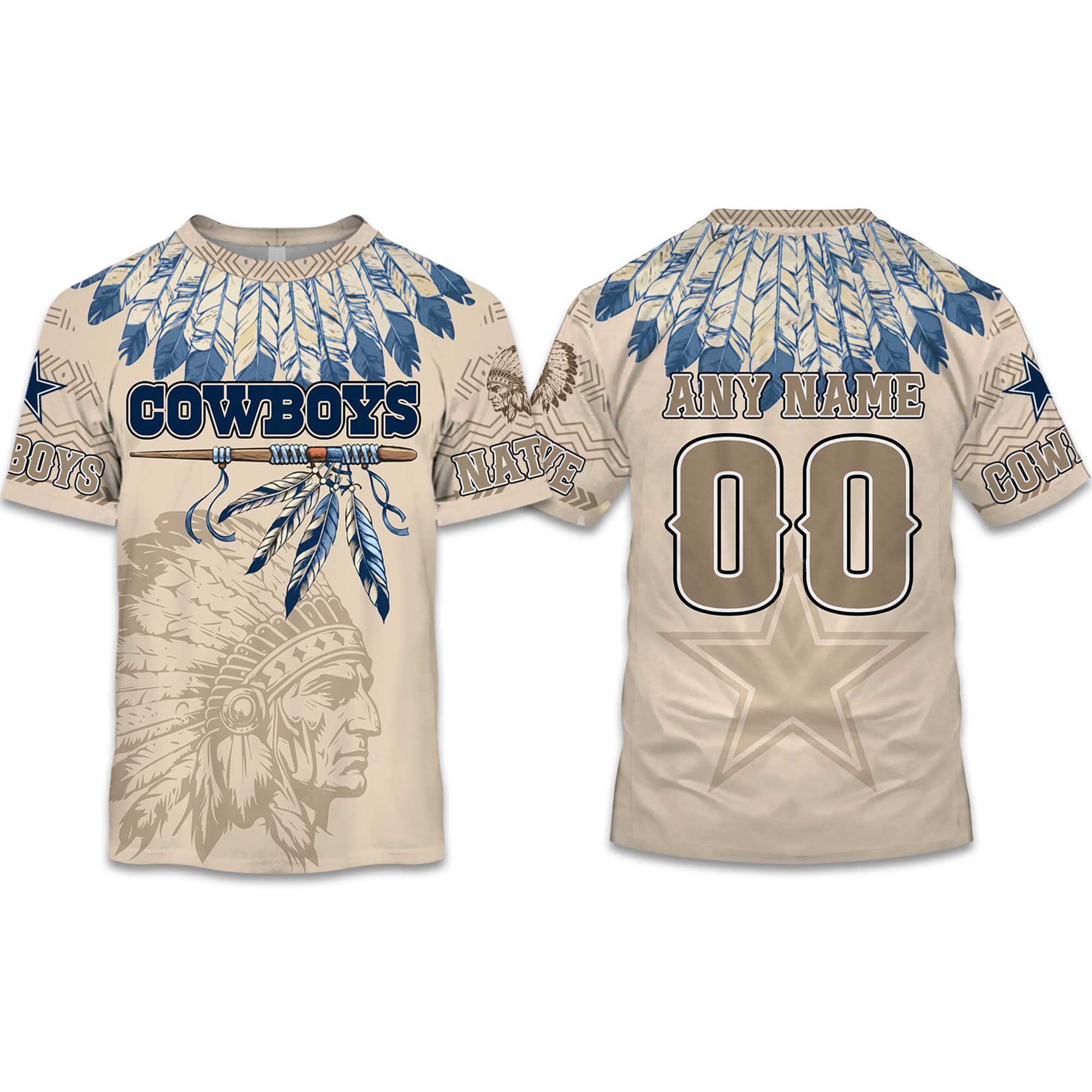 2025 Personalized Cowboys Football Native American Heritage Shirt 2025 Personalized Cowboys Football Native American Heritage Shirt
