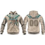 2025 Personalized Dolphins Football Native American Heritage Hoodie