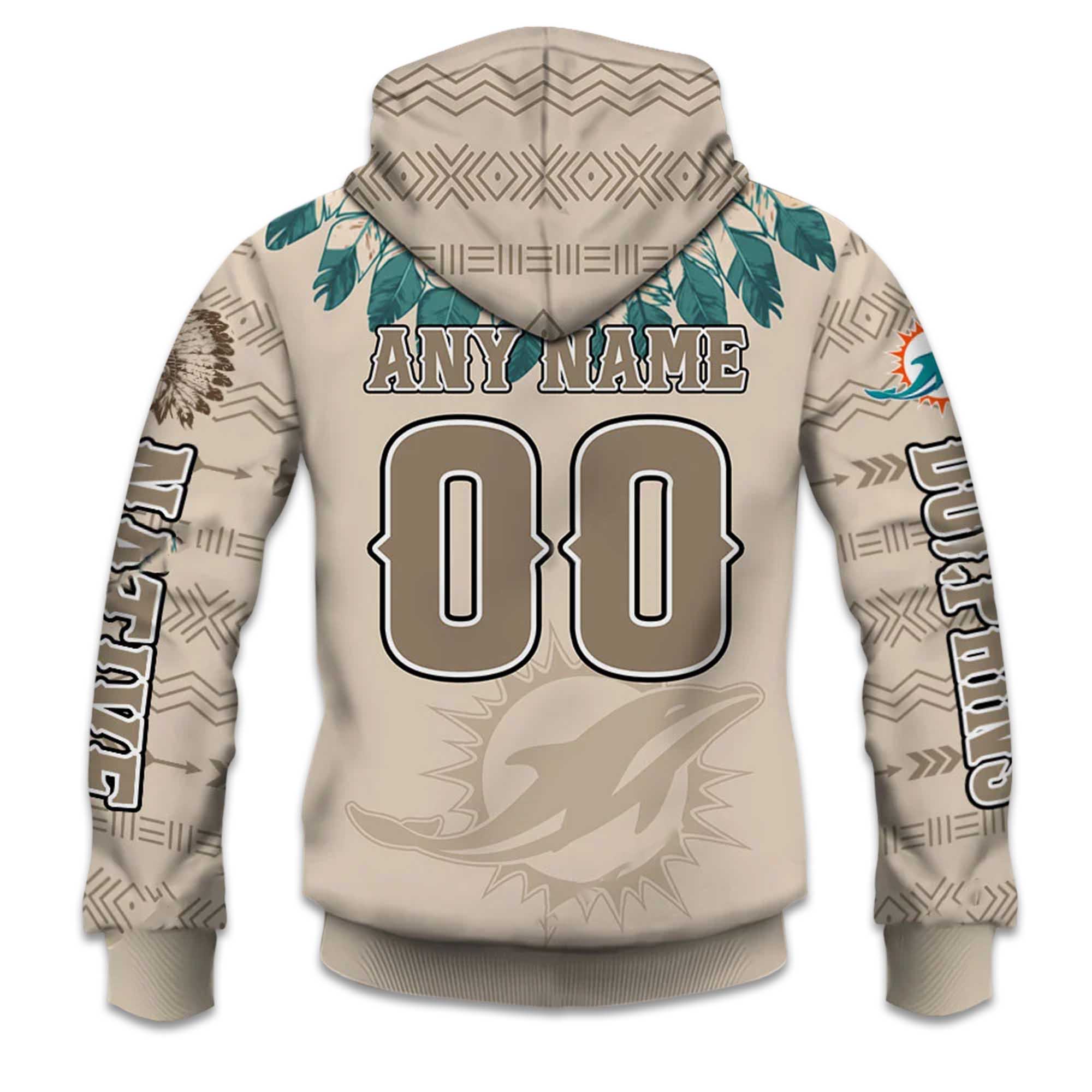 2025 Personalized Dolphins Football Native American Heritage Hoodie 3 2025 Personalized Dolphins Football Native American Heritage Hoodie 3