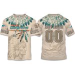 2025 Personalized Dolphins Football Native American Heritage Shirt