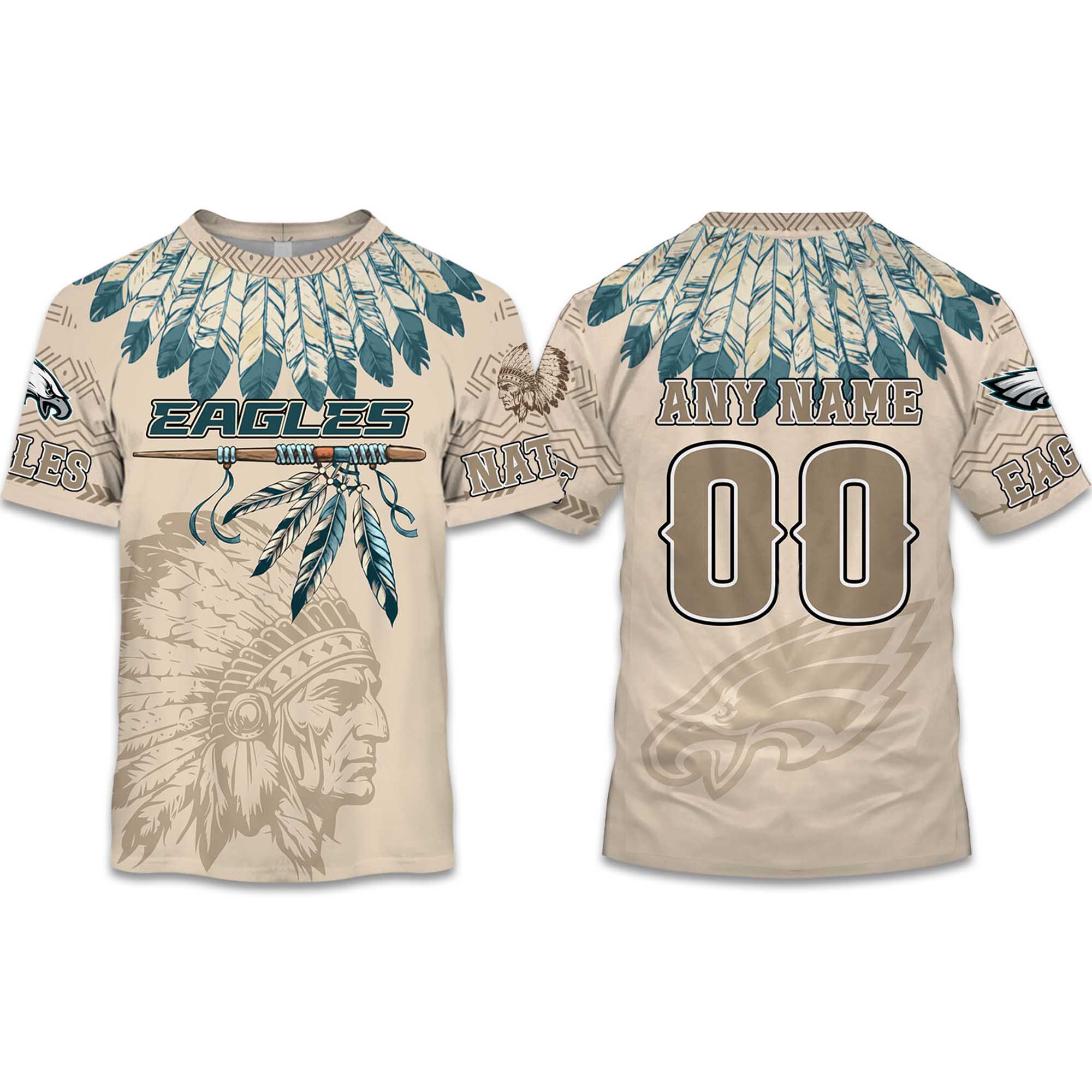 2025 Personalized Eagles Football Native American Heritage Shirt 2025 Personalized Eagles Football Native American Heritage Shirt