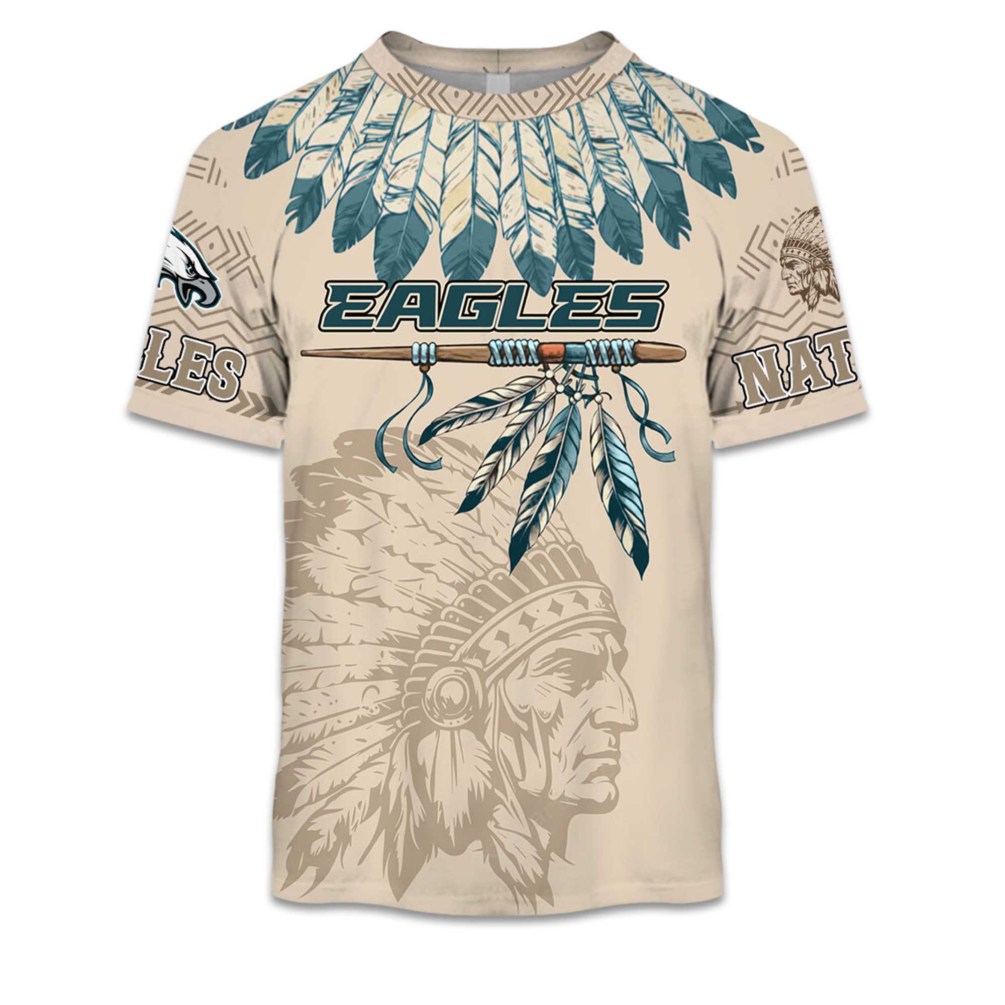 2025 Personalized Eagles Football Native American Heritage Shirt 2 2025 Personalized Eagles Football Native American Heritage Shirt 2