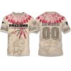 2025 Personalized Falcons Football Native American Heritage Shirt 1