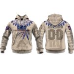 2025 Personalized Giants Football Native American Heritage Hoodie