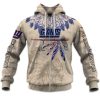 2025 Personalized Giants Football Native American Heritage Zipper Hoodie
