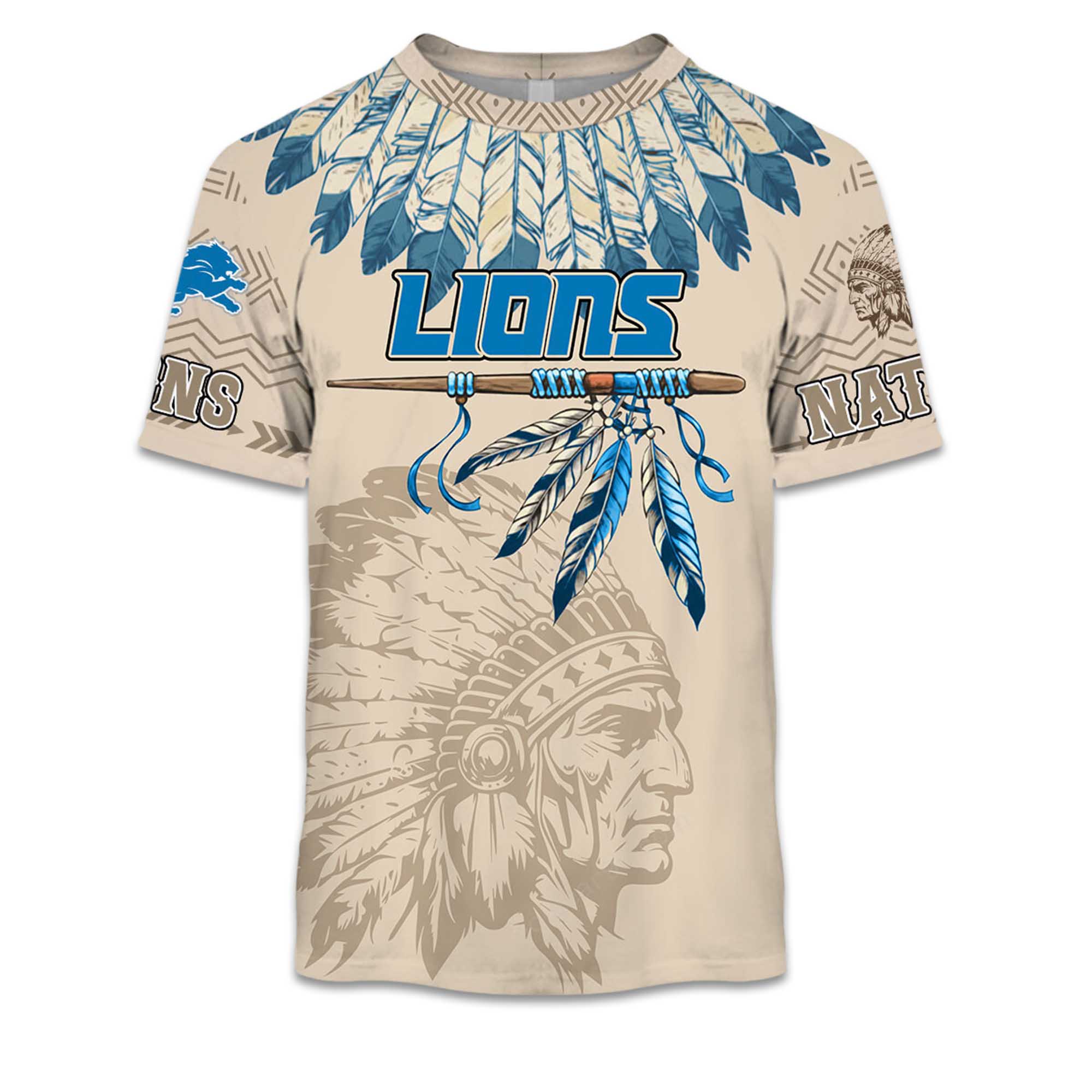 2025 Personalized Lions Football Native American Heritage Shirt 2 2025 Personalized Lions Football Native American Heritage Shirt 2
