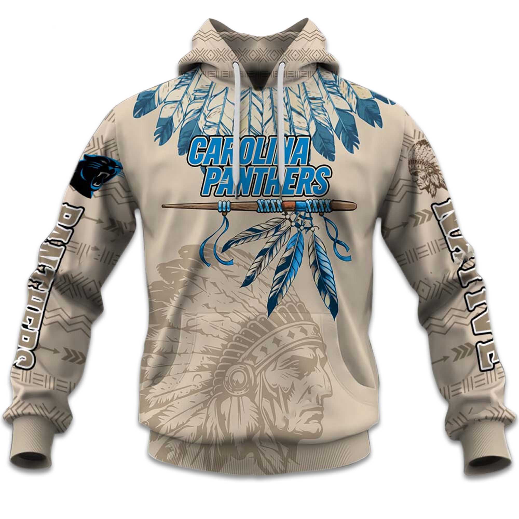 2025 Personalized Panthers Football Native American Heritage Hoodie 2 2025 Personalized Panthers Football Native American Heritage Hoodie 2