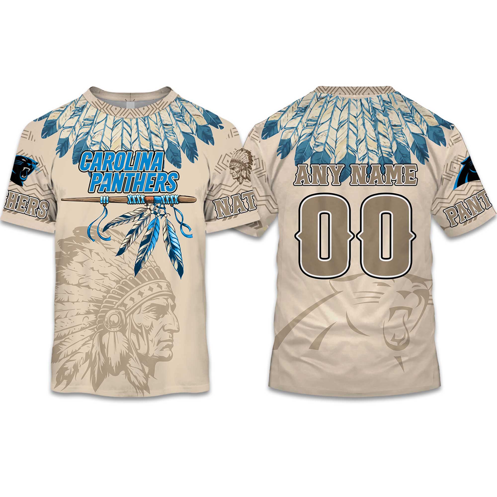 2025 Personalized Panthers Football Native American Heritage Shirt 2025 Personalized Panthers Football Native American Heritage Shirt