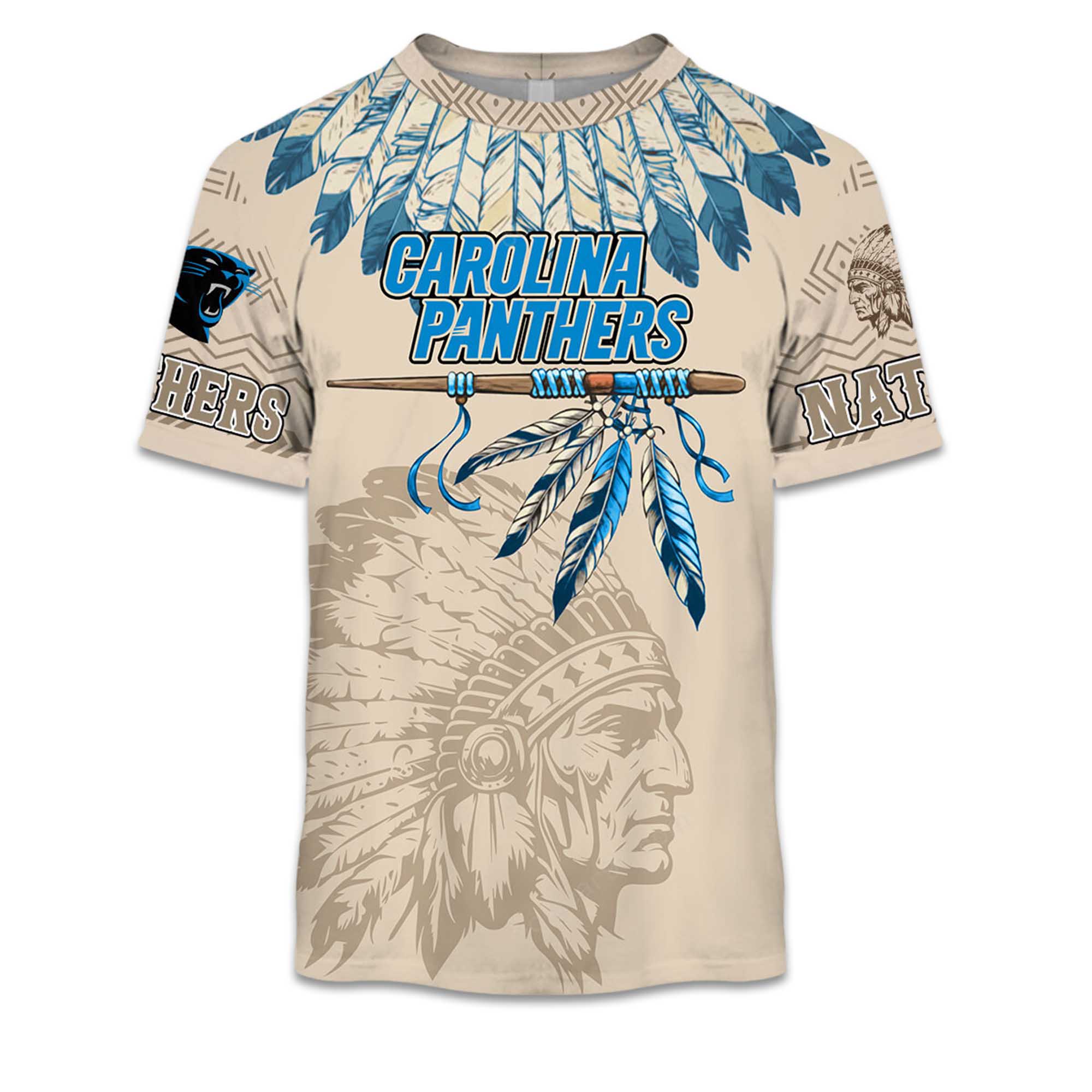 2025 Personalized Panthers Football Native American Heritage Shirt 2 2025 Personalized Panthers Football Native American Heritage Shirt 2