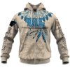 2025 Personalized Panthers Football Native American Heritage Zipper Hoodie