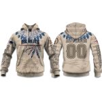 2025 Personalized Patriots Football Native American Heritage Hoodie
