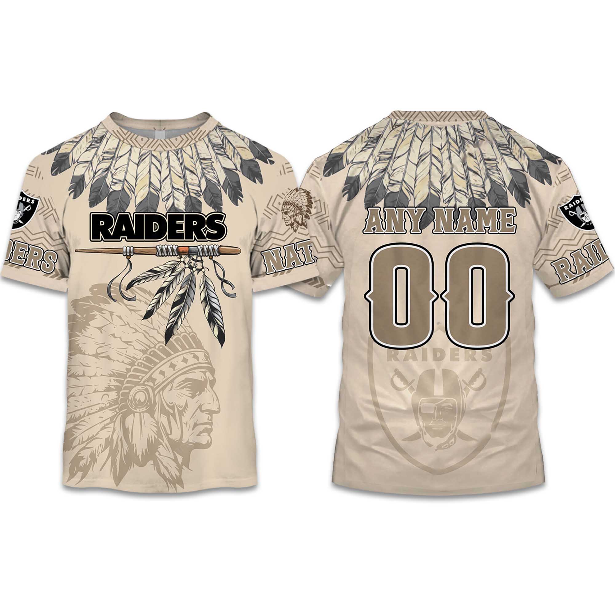 2025 Personalized Raiders Football Native American Heritage Shirt 2025 Personalized Raiders Football Native American Heritage Shirt