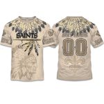 2025 Personalized Saints Football Native American Heritage Shirt