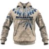 2025 Personalized Seahawks Football Native American Heritage Hoodie 3