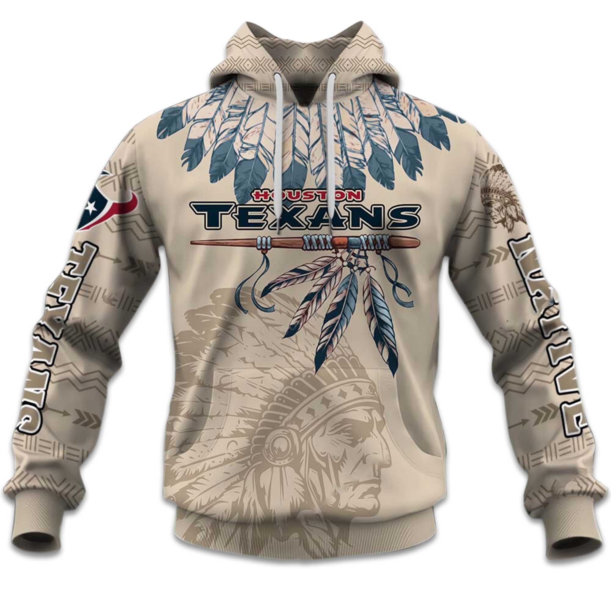 2025 Personalized Texans Football Native American Heritage Hoodie 2 2025 Personalized Texans Football Native American Heritage Hoodie 2