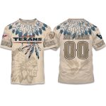 2025 Personalized Texans Football Native American Heritage Shirt