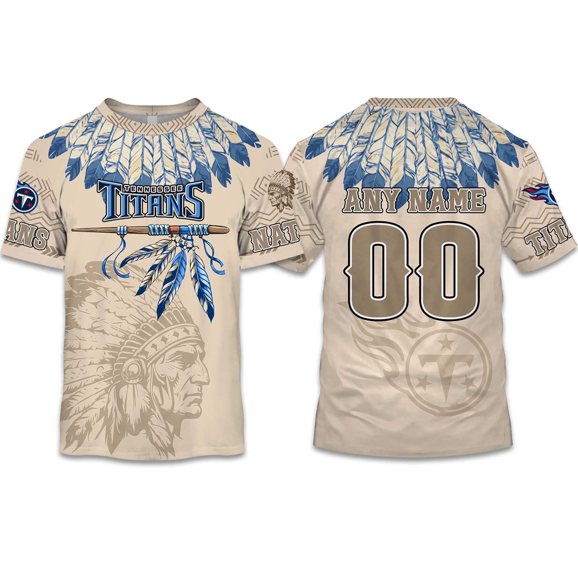 2025 Personalized Titans Football Native American Heritage Shirt 2025 Personalized Titans Football Native American Heritage Shirt