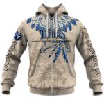2025 Personalized Titans Football Native American Heritage Zipper Hoodie