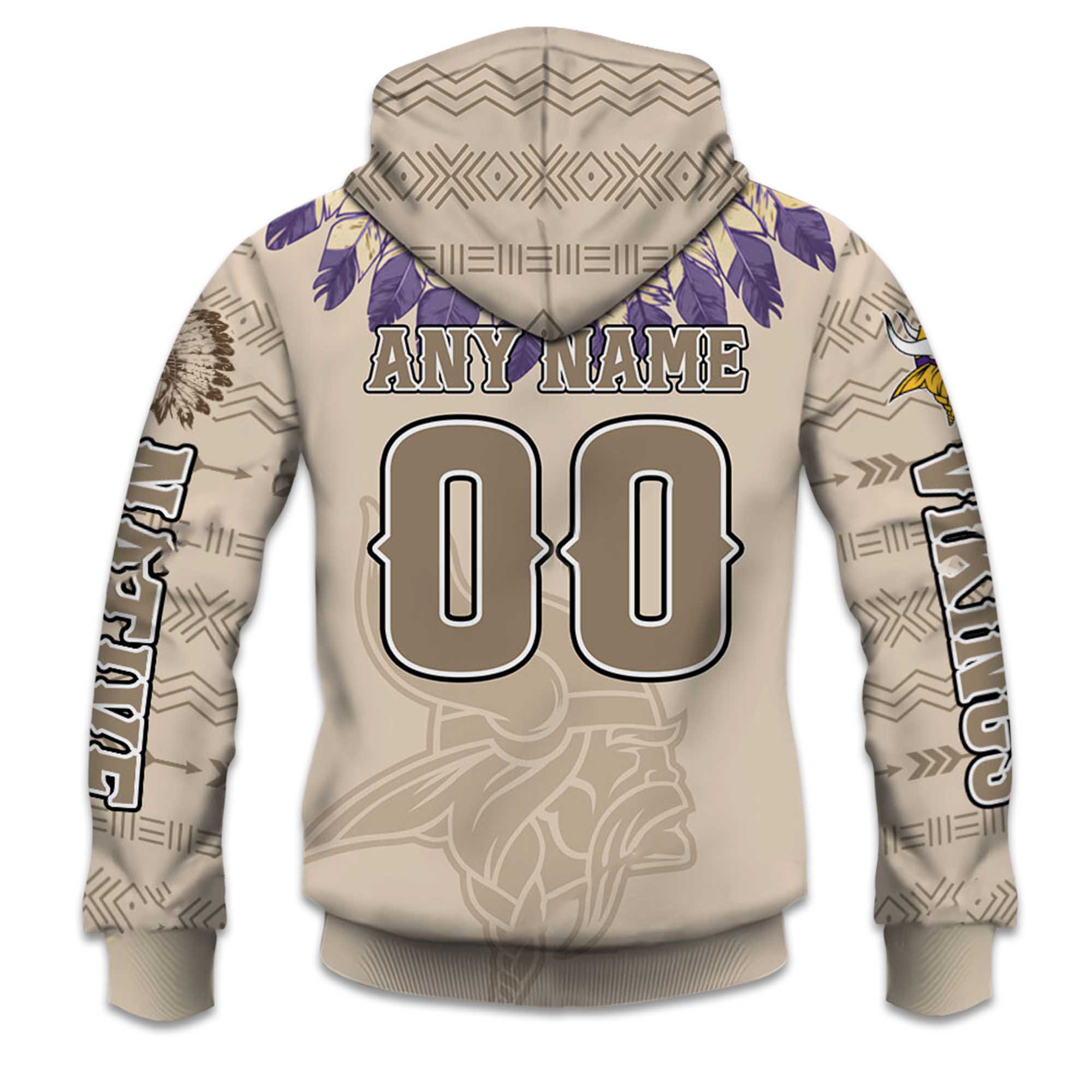 2025 Personalized Vikings Football Native American Heritage Hoodie 3 2025 Personalized Vikings Football Native American Heritage Hoodie 2