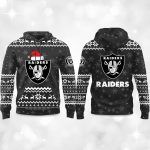 2025 Raiders Reindeer football Christmas Hoodie