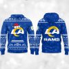 2025 Rams Reindeer football Christmas Hoodie 4 2025 Rams Reindeer football Christmas Hoodie 1