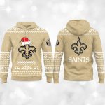 2025 Saints Reindeer football Christmas Hoodie