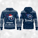 2025 Titans Reindeer football Christmas Hoodie