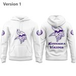2025 Winter White Out Vikings Hoodie