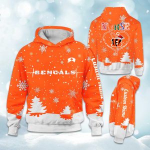 Bengals x Nurse Christmas Football Hoodie 1