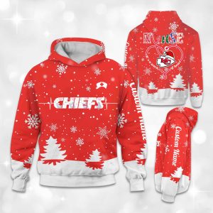 Chiefs x Nurse Christmas Football Hoodie 1
