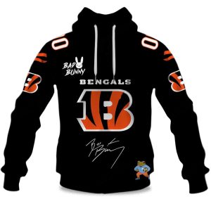 Personalized Bengals Bad Bunny Bowl LX 2025 2026 Hoodie 1