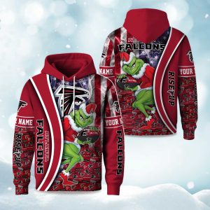Falcons The Grnch Christmas Football Hoodie 1