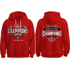 Bulldogs Back To Back SEC Champions 2025 Hoodie (1)