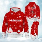 49ers x Nurse Christmas Football Hoodie